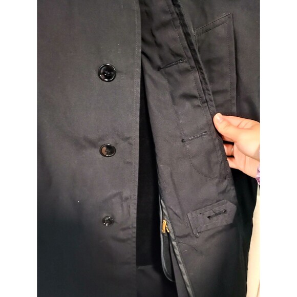 US Military Trench Coat Mens 34R Removable Liner All Weather Water Repellent - Picture 3 of 7